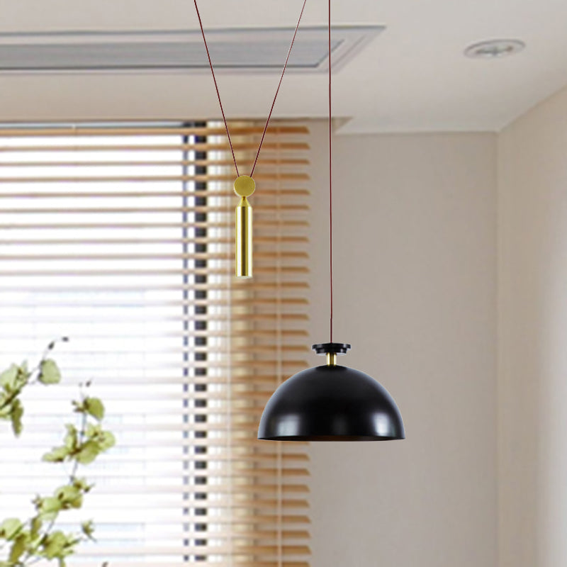 Hoogte Verstelbare Hanglamp met Katrol Eén Licht Moderne Hanglamp voor Keuken Gang