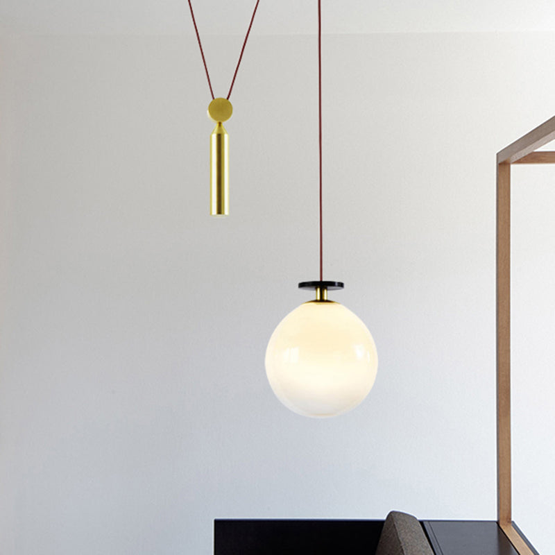 Hoogte Verstelbare Hanglamp met Katrol Eén Licht Moderne Hanglamp voor Keuken Gang