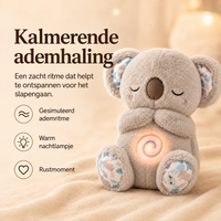 Ontspannende Knuffel met Ademhaling & Nachtlampje - Rustgevend