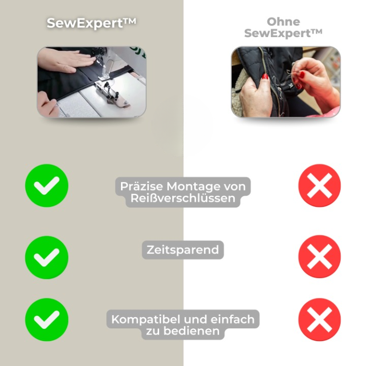 ZipperMaster Pro™ | Perfecte, kreukvrije ritsen voor professionele naai-kunst in een handomdraai!