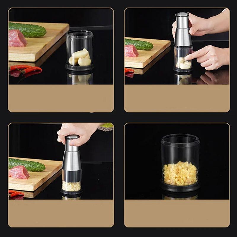 GarliCrush - Knoflookpers zonder moeite voor een snelle en probleemloze voorbereiding in de keuken