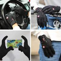 Premium warme winddichte waterdichte touchscreen handschoenen unisex