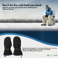 USB-elektrische verwarmde handschoenen | Plug-and-play, dubbele verwarming, waterdicht ontwerp, geschikt voor skiën, wandelen en dagelijkse winterbescherming