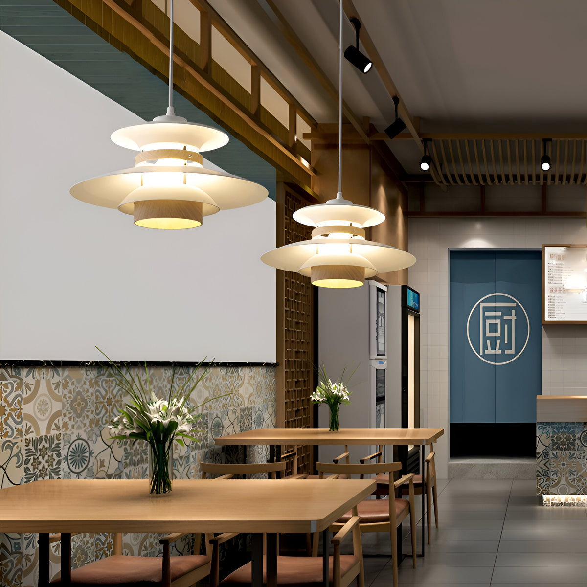 Aurora van Stilte Nordic IJzeren Hanglamp