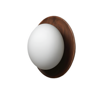 Noordse Minimalistische Natuurlijke Houten LED Wandlamp