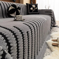 Heritage Pluche Tufted Sofa Cover