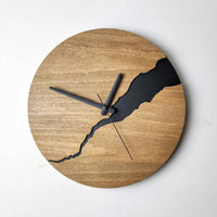 Luxe Houten Wandklok - Tijdloos Design voor Elk Interieur