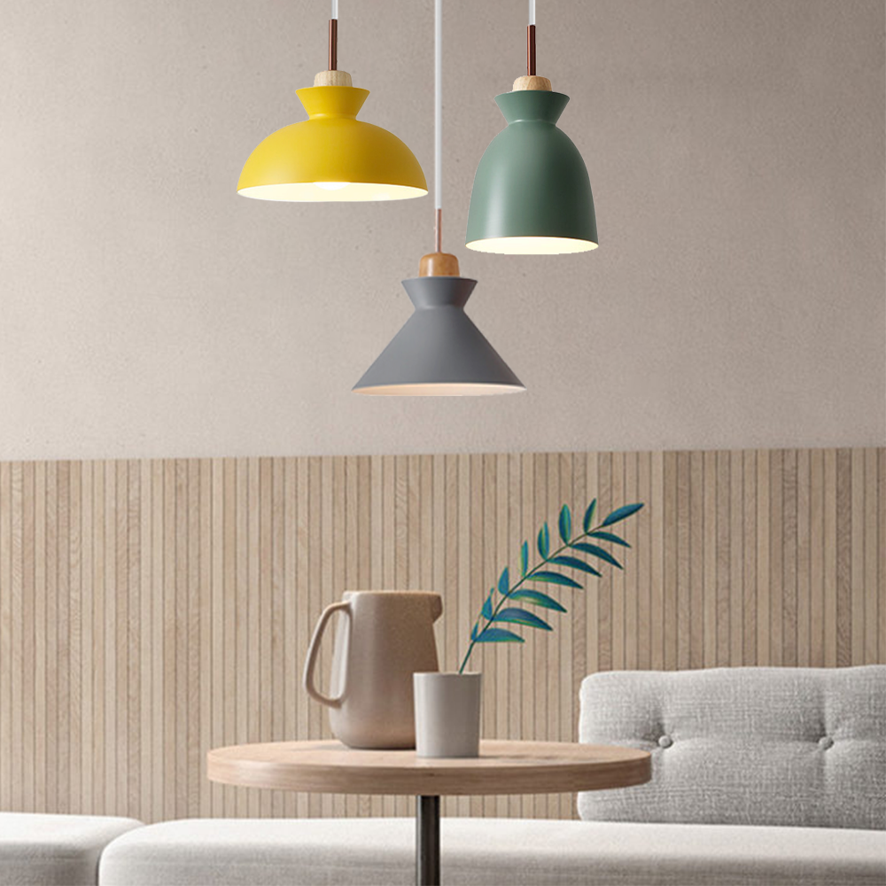 Valarie Scandinavische Houten Hanglamp