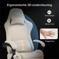 Solvian - Ergonomische Gamingstoel met Voetsteun en Ingebouwde Sprekers