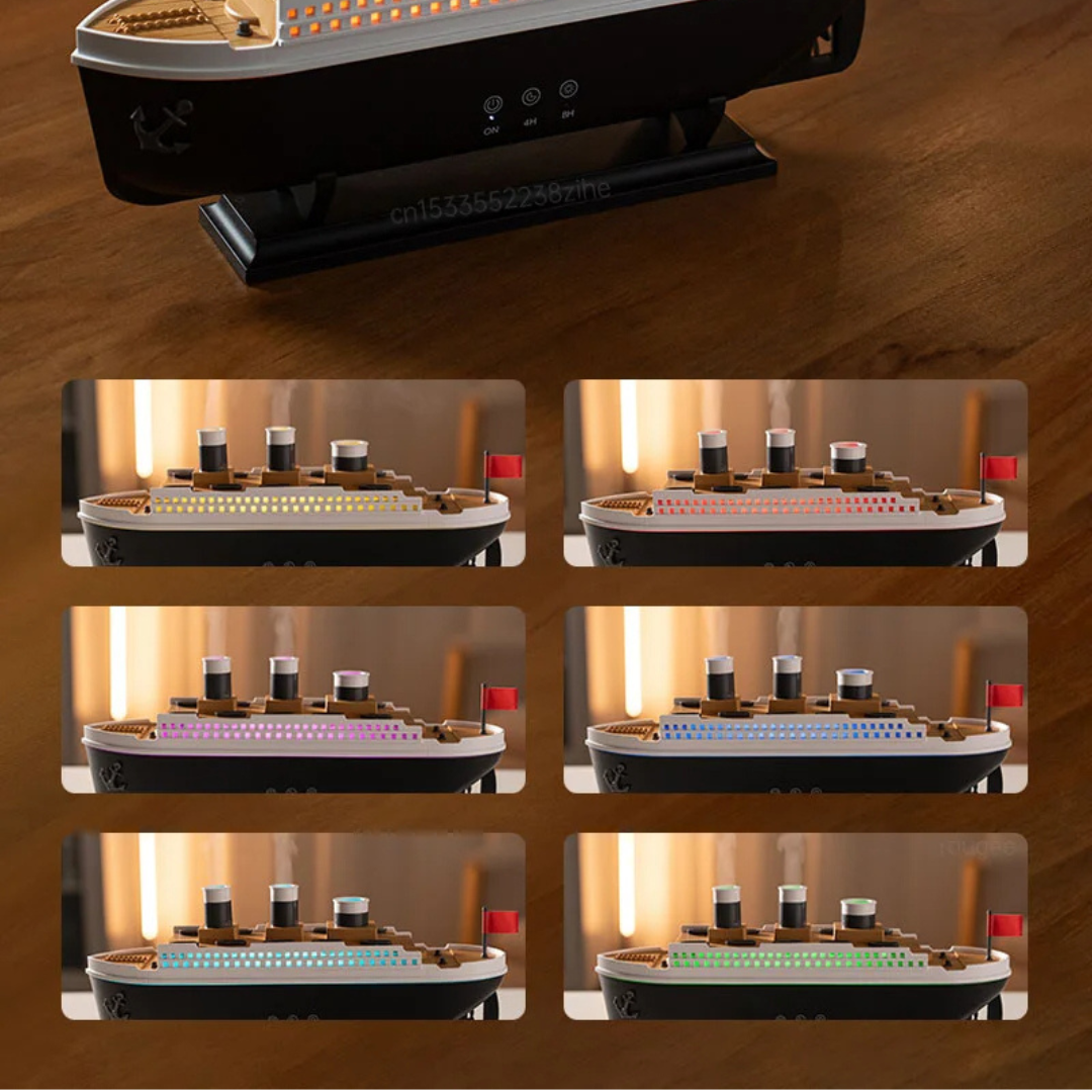 VapoCruise Aromatherapy Diffuser | Premium luchtbevochtiger met ontspannende nevel en sfeervolle LED gloed