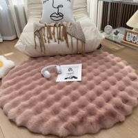 Cush - Rond Vloerkleed 90x90 Fleece