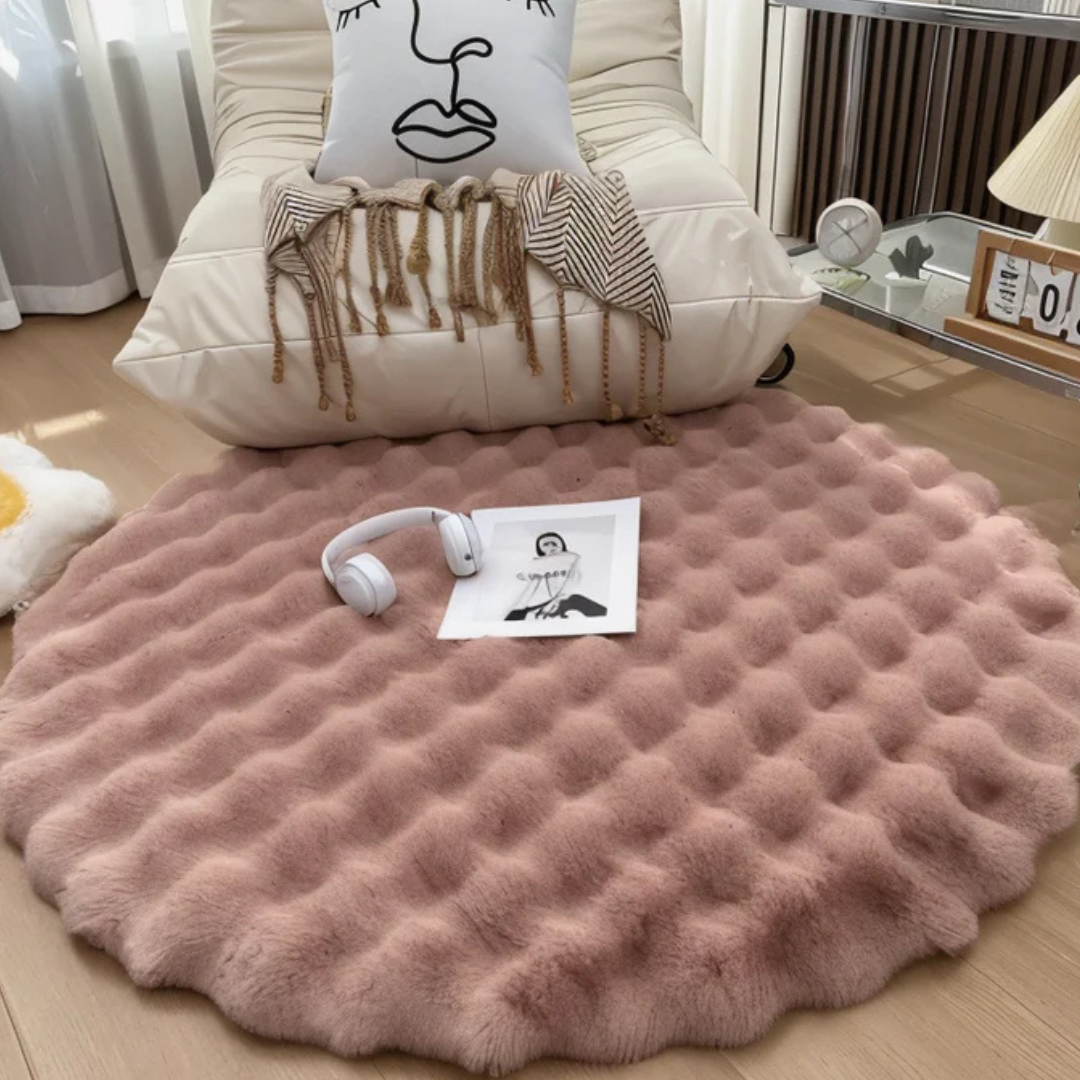 Cush - Rond Vloerkleed 90x90 Fleece