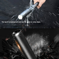 Baseball Bat Vormige LED Zaklamp | Aluminium Legering, 3 Verlichtingsmodi | Nood- en Gebruikstoepassing