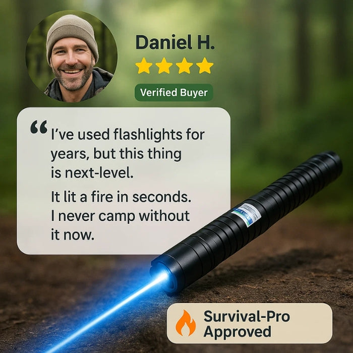 AeroForge Pro Laser Torch Levert Heldere Waterdichte Verlichting Voor Buitenoverleving