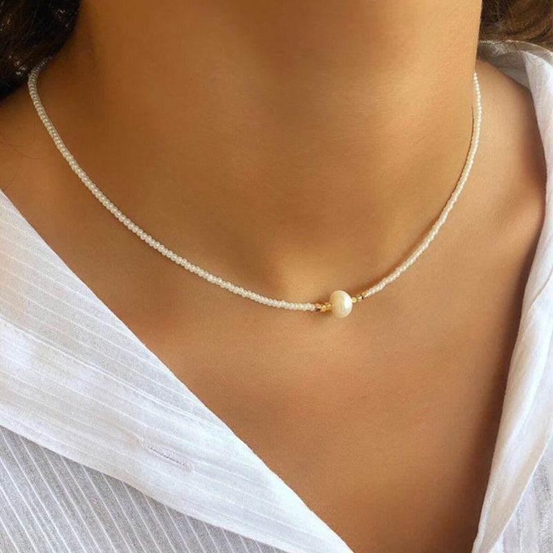 Ketting van zoetwaterparels