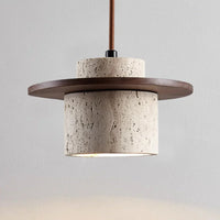 Moderne Hanglamp van Steen en Hout