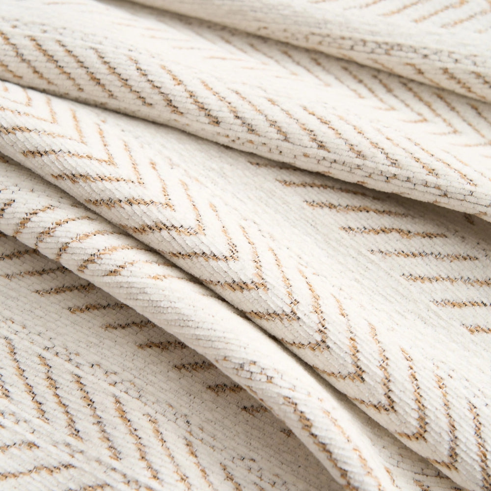 Haringbone Chenille Kwastjes Bankhoes