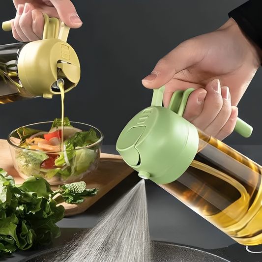 OilLux | je kunt precies de juiste hoeveelheid olie spuiten, waardoor elk gerecht lichter en gezonder wordt