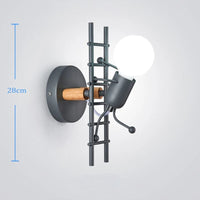 GlowClimb Designer Wandlamp | Unieke traplamp voor gezellige slaapkamers en woonkamers