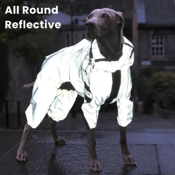 Honden Regenjas met Benen - Waterdichte Hondenjas voor Kleine en Grote Rassen | UK Cozy Winterkleding