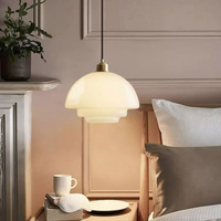 De Parel van Art Deco Glas Hanglamp