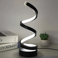 Leto - LED Tafellamp met Spiraaldesign