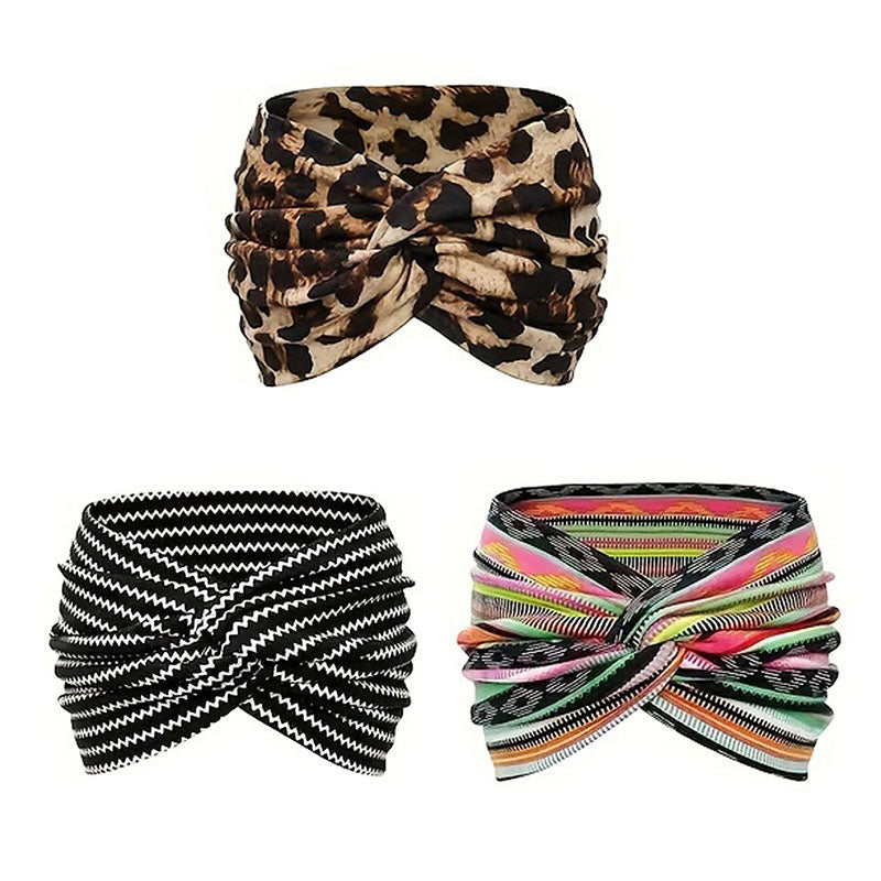 Brehn | Vintage-stijl Brede Batik-Haarband