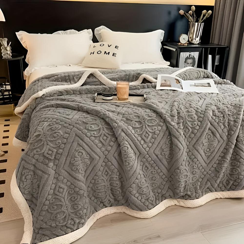 Velvet Mandala Sherpa Deken