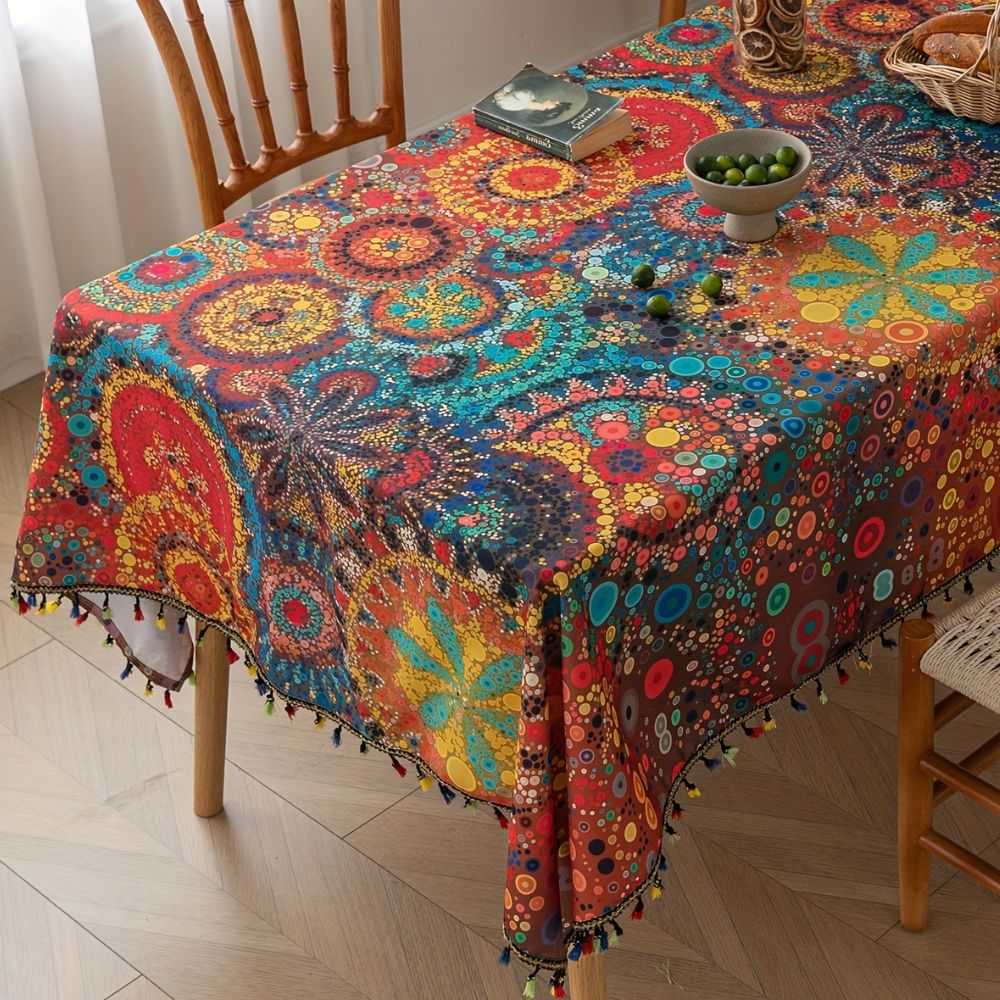 Hypno Bloom Tassel Tafelkleed