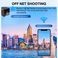 1080P Draadloze WiFi Beveiligingscamera | Weerbestendig, App-Gestuurd & Ideaal voor Binnen- en Buitentoezicht | Kleine Gesloten Circuitcamera