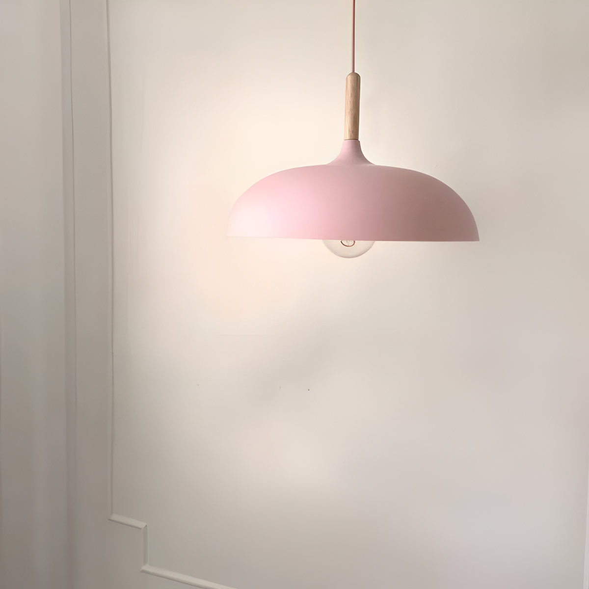 Noordse Stijl Houten IJzeren Kunst Hanglamp