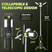 Brehn | SakerPlus Telescoop Campinglampen met Standaard
