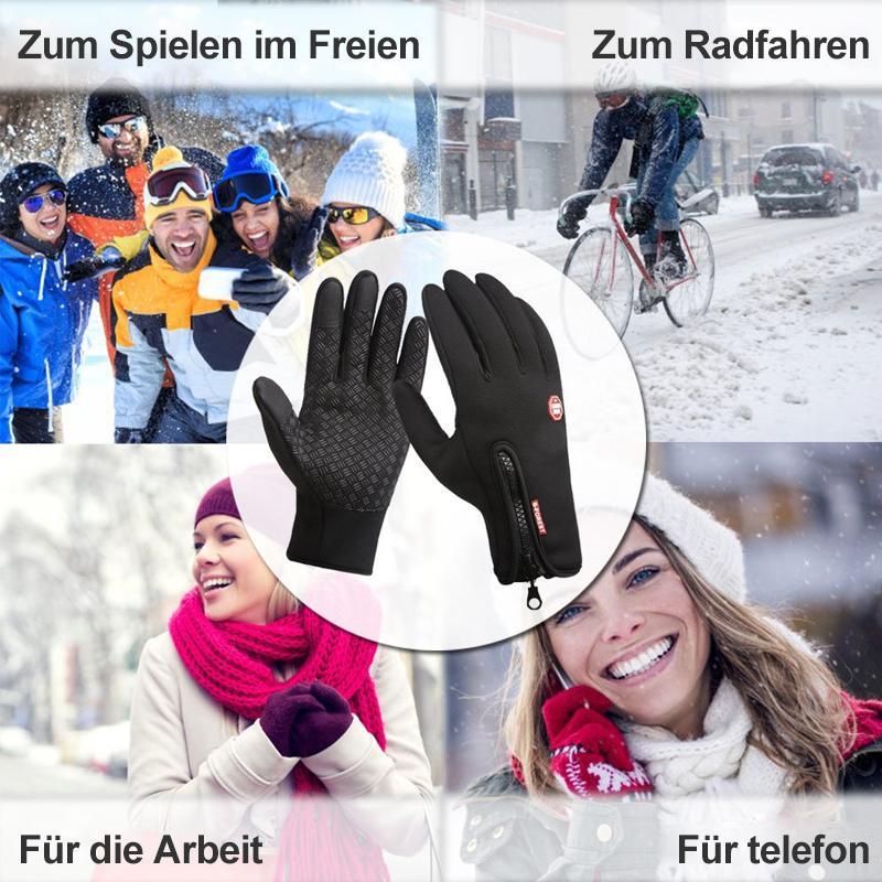 Premium warme winddichte waterdichte touchscreen handschoenen unisex