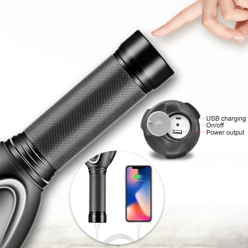 MS18 | Ultieme High-Performance LED-Zaklamp | 100.000 Lumen | 2.350m Lichtbereik | 18x CREE XHP70.2 LEDs | OLED-Statusdisplay & Actieve Koeling | IP68 Waterdicht