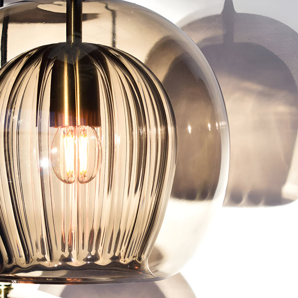 Retro Glazen Globe Vorm Hanglamp