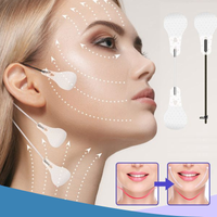 Onzichtbare Facelift-Patches | 120 stuks voorraadverpakking | Ultra-dunne 0,02mm hechtingstechnologie | Waterdicht & Hypoallergeen | Mechanisch V-vormig liften | Transparant