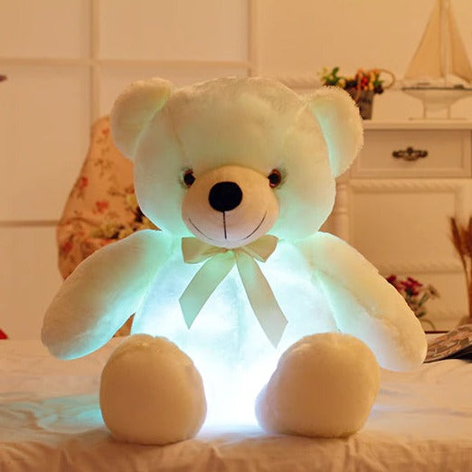 LumiBear | Zachte pluche metgezel met zachte LED-kleuren