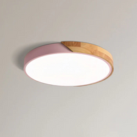 Delos Skandi Houten Plafondlamp | Natuurlijk LED-Designlicht
