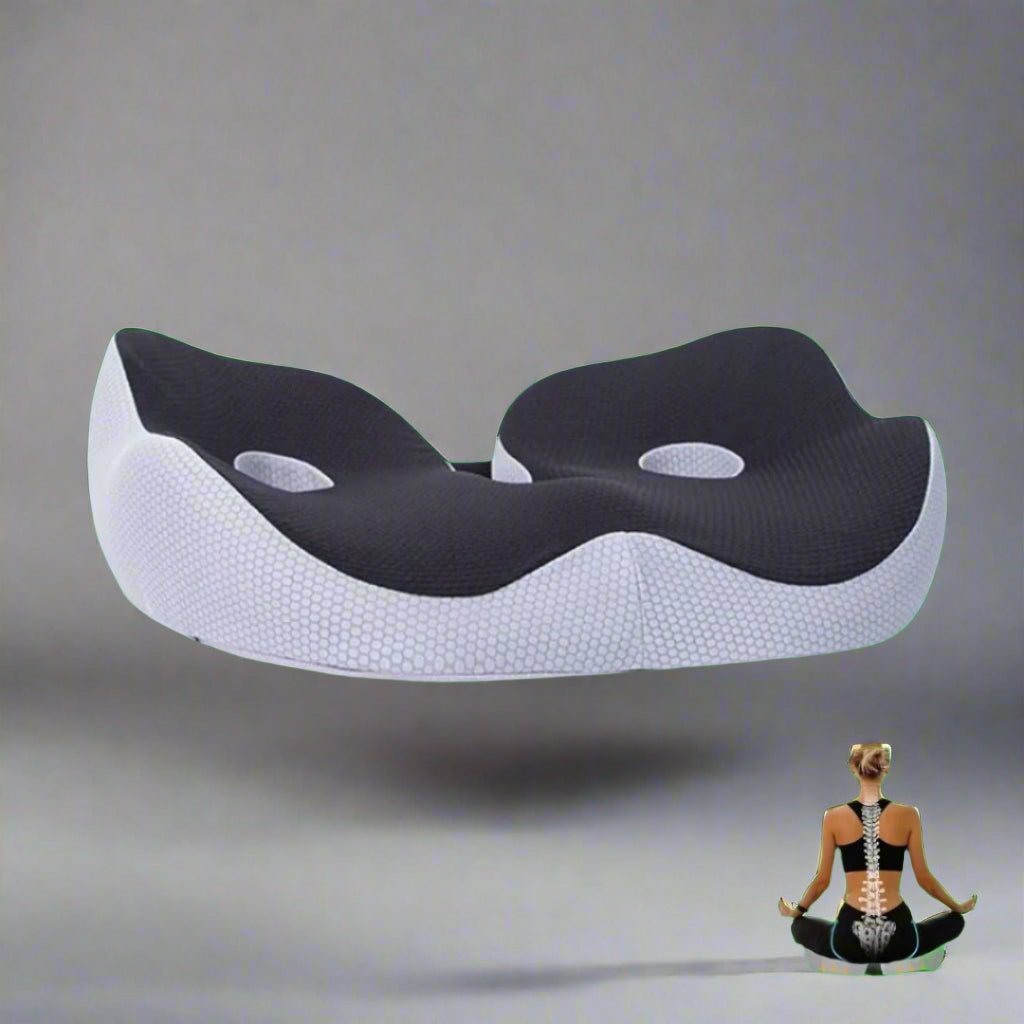AetherFlex Ergonomisch Geheugenfoam Zitkussen voor Houdingsondersteuning