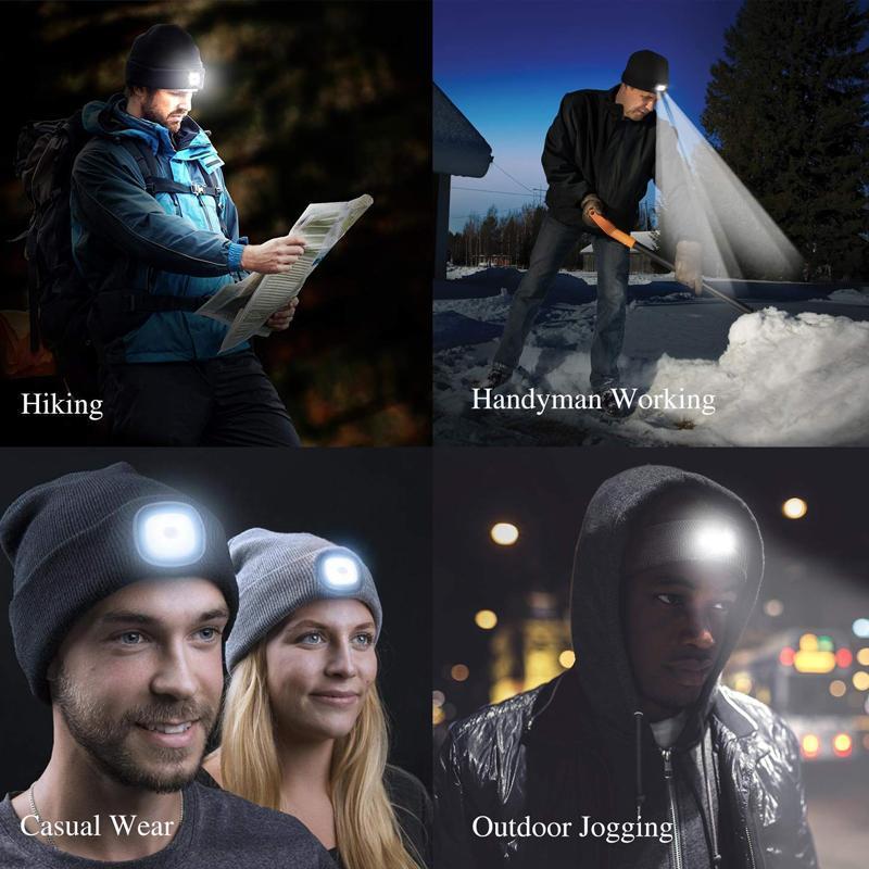 LED Gebreide Winter Beanie Hoed