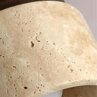 De Stone Travertine Japandi Plafondlamp