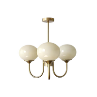 Marshmallow Moderne Glazen Bollen Kroonluchter