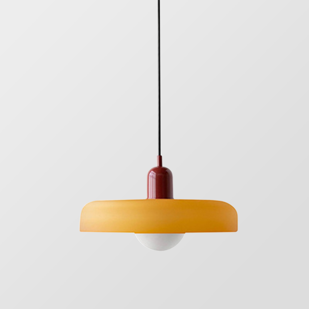 Liora Bauhaus Glazen Hanglamp Met Hoogteverstelling