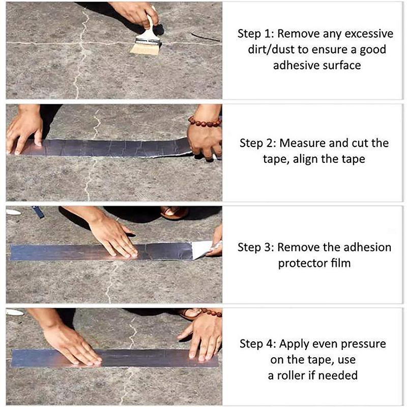 Super waterdichte tape, Butylrubber