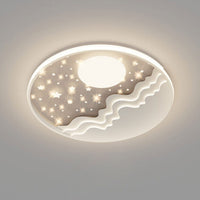 LunaAura LED-Plafondlamp | Hemels Maan-Star-Design