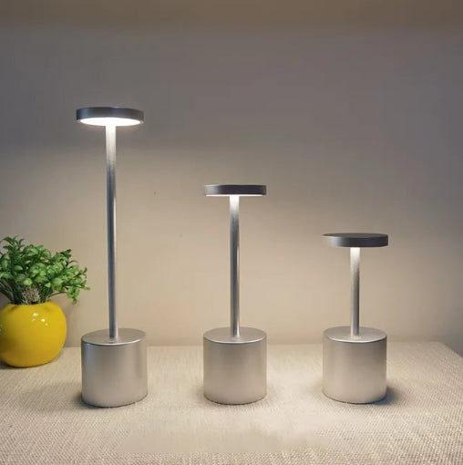 LumaLite Oplaadbare LED-Tafellamp | Draadloos | Dimbaar | Modern Design voor Restaurants en Thuis