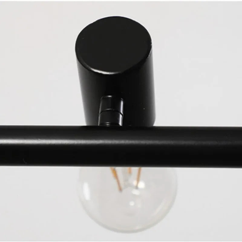 Epoch Vintage LED Kroonluchter Zwart Metaal Eetkamer/Woonkamer/Bar