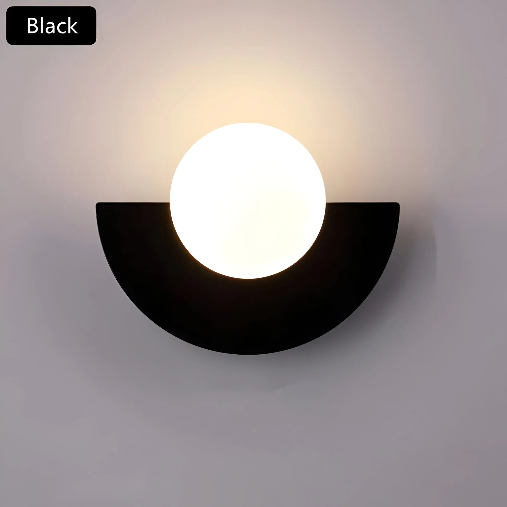 LumiGlow – Moderne Halve Maan Wandlamp
