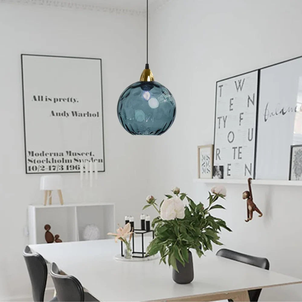 Moderne LED Nordic Plafond Glas Bal Hanglamp