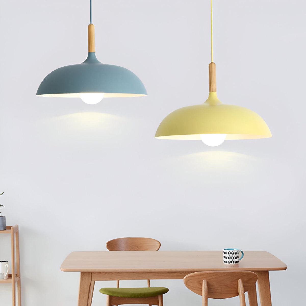 Noordse Stijl Houten IJzeren Kunst Hanglamp